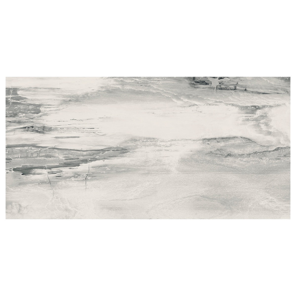 Petrawood White 12x24 Matte Porcelain Tile - Lux Tile