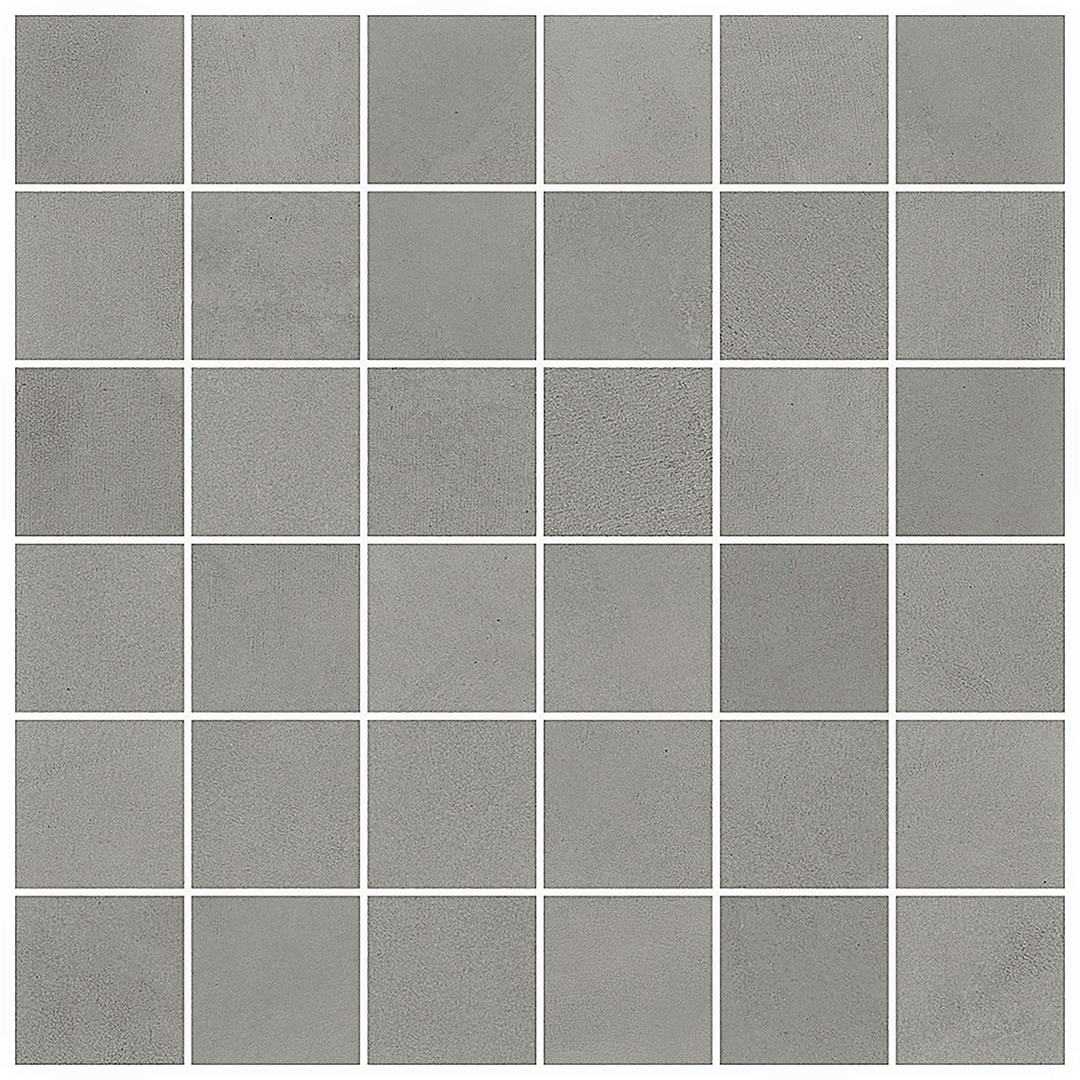 Clay Awake Gray 2x2 Matte Porcelain Mosaic Tile - Lux Tile