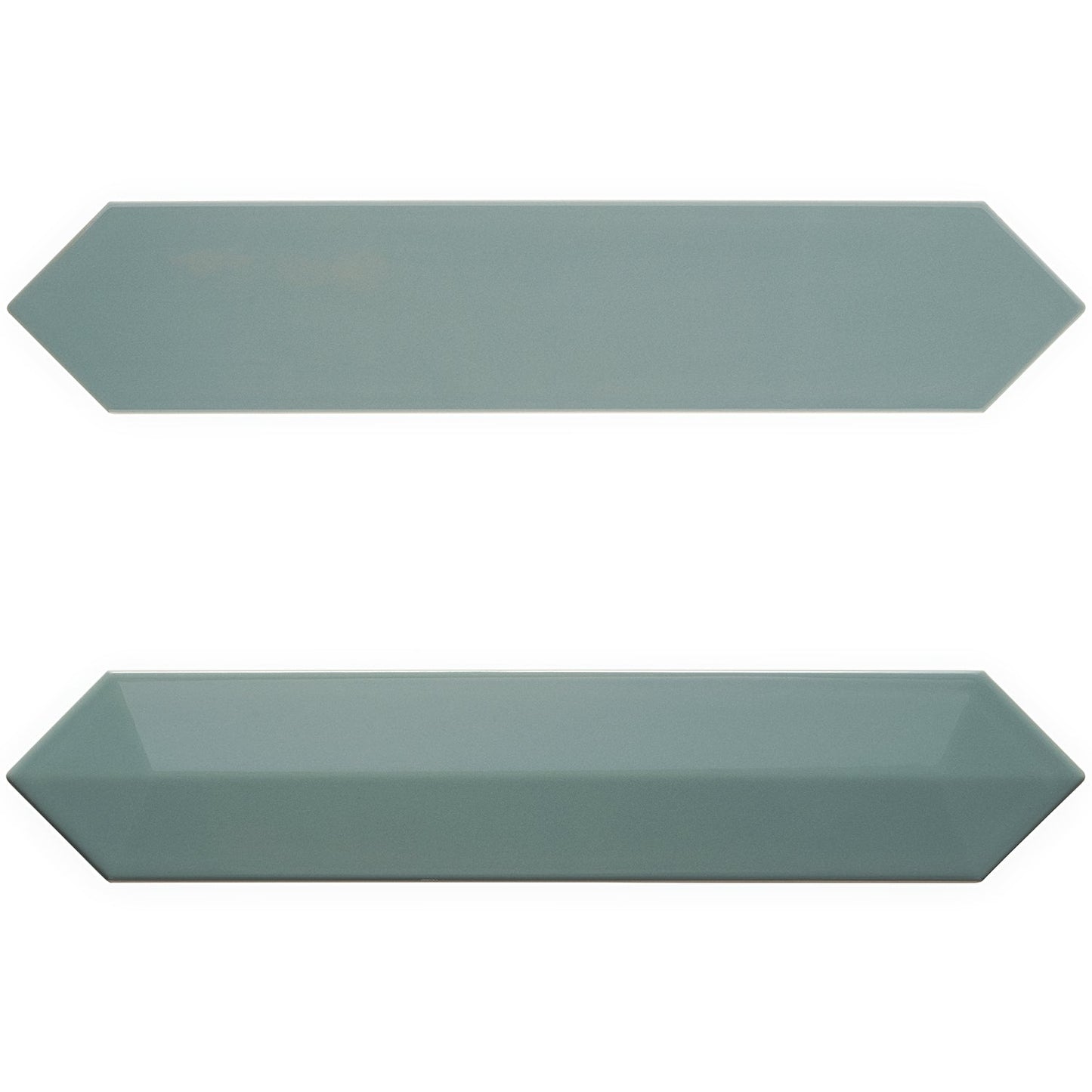 Kent Jade Green 3x12 Picket Polished Ceramic Wall Tile