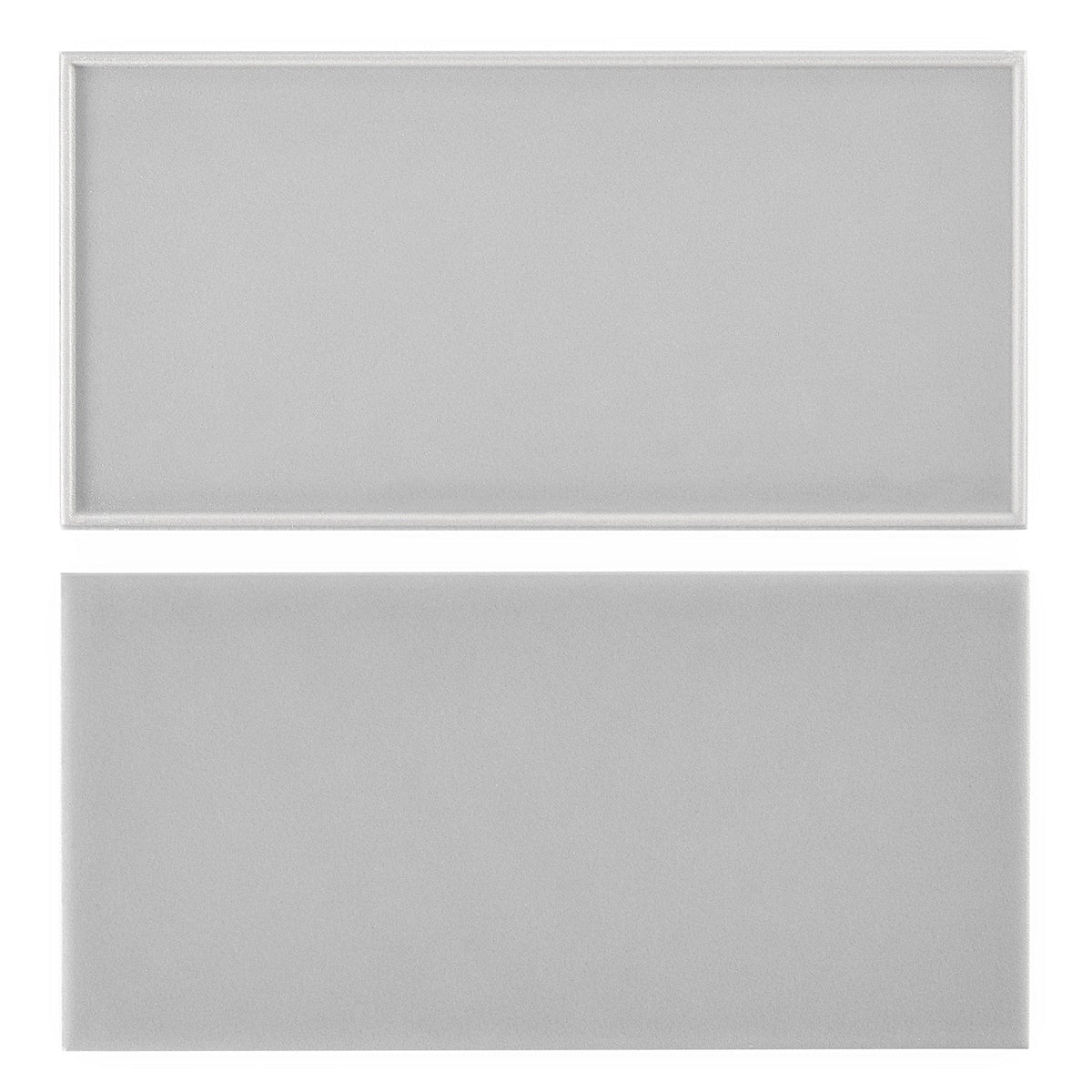Stacy Garcia Maddox Cool Gray 4x8 Matte Ceramic Subway Tile