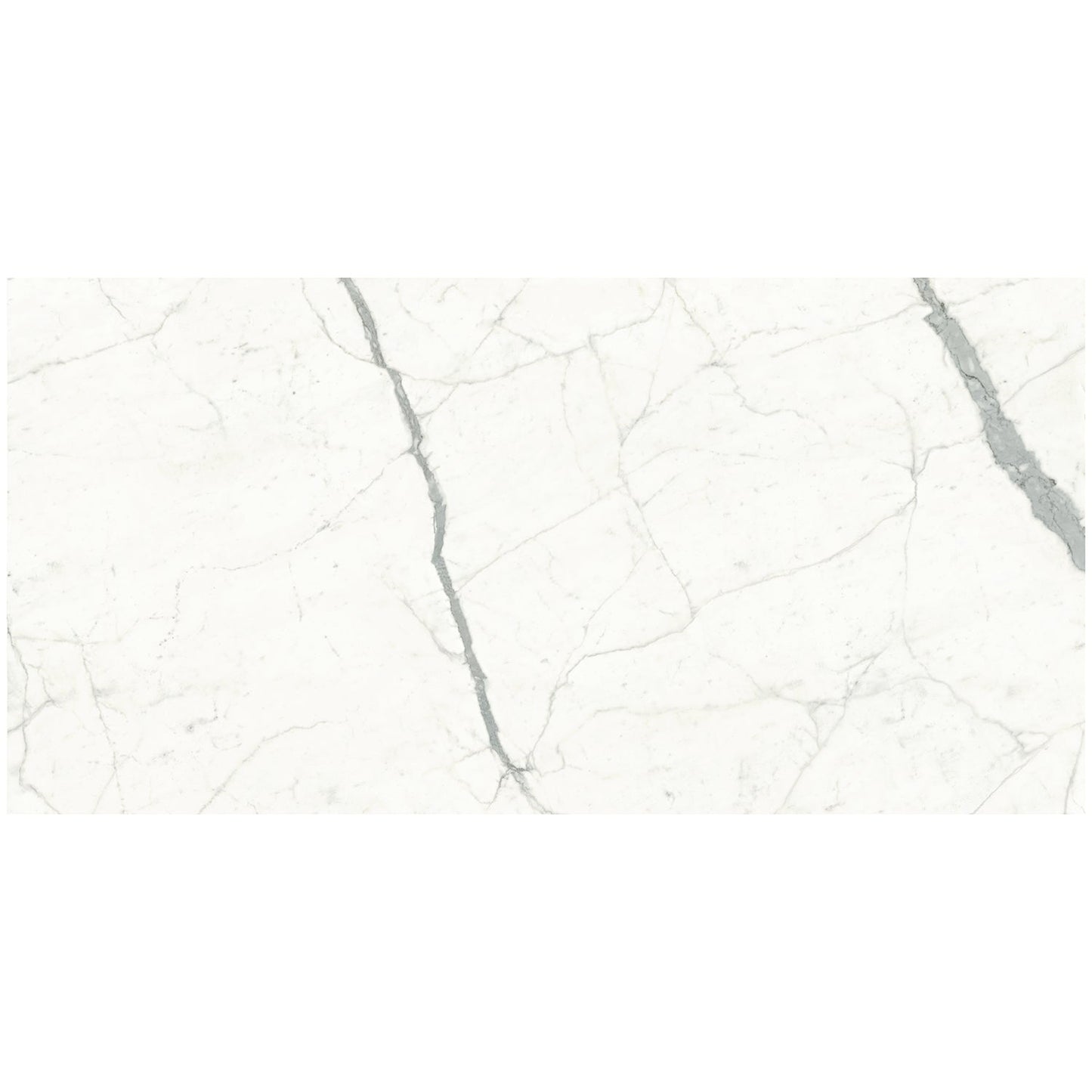 Tilebar Marmi Slim Bianco Venato 60x120 Polished Porcelain Slab