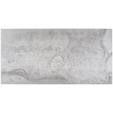 Hewlett Metal Silver 12x24 Matte Porcelain Tile - Industrial Style