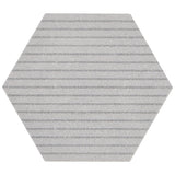 Texstone Gray Hexagon Matte Porcelain Tile - Lux Tile