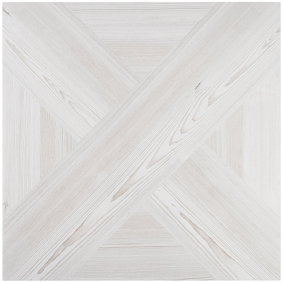 Mandorla White 24x24 Matte Wood Look Porcelain Tile