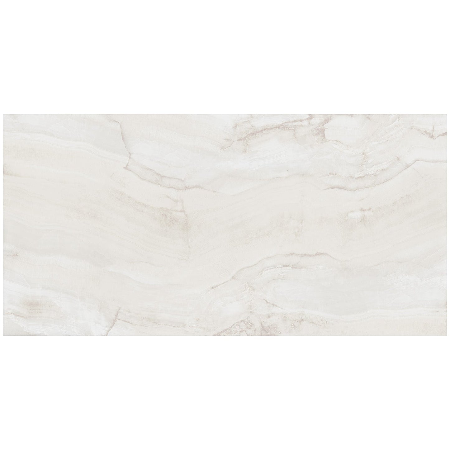 Lux Tile Marmi Slim Onice Perla 60x120 Polished Porcelain Slab