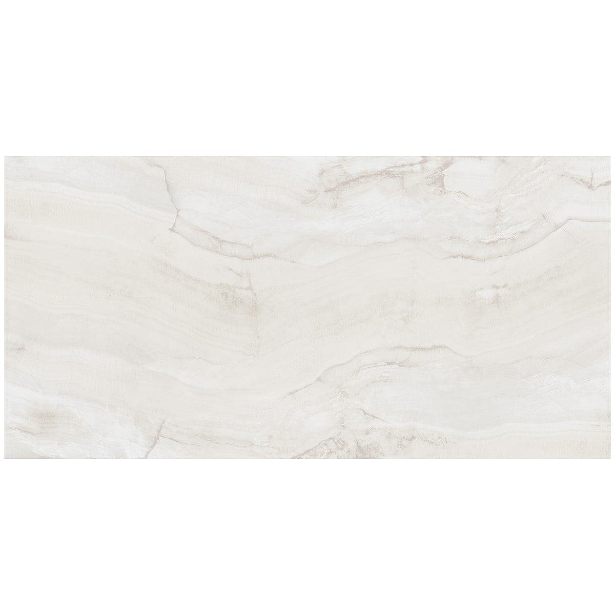 Lux Tile Marmi Slim Onice Perla 60x120 Polished Porcelain Slab