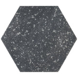 Texstone Deco Antracita Dark Gray 9" Hexagon Matte Porcelain Tile