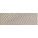 Lux Tile Enigma Gray Pearl 2x8 Textured Polished Ceramic Subway Tile