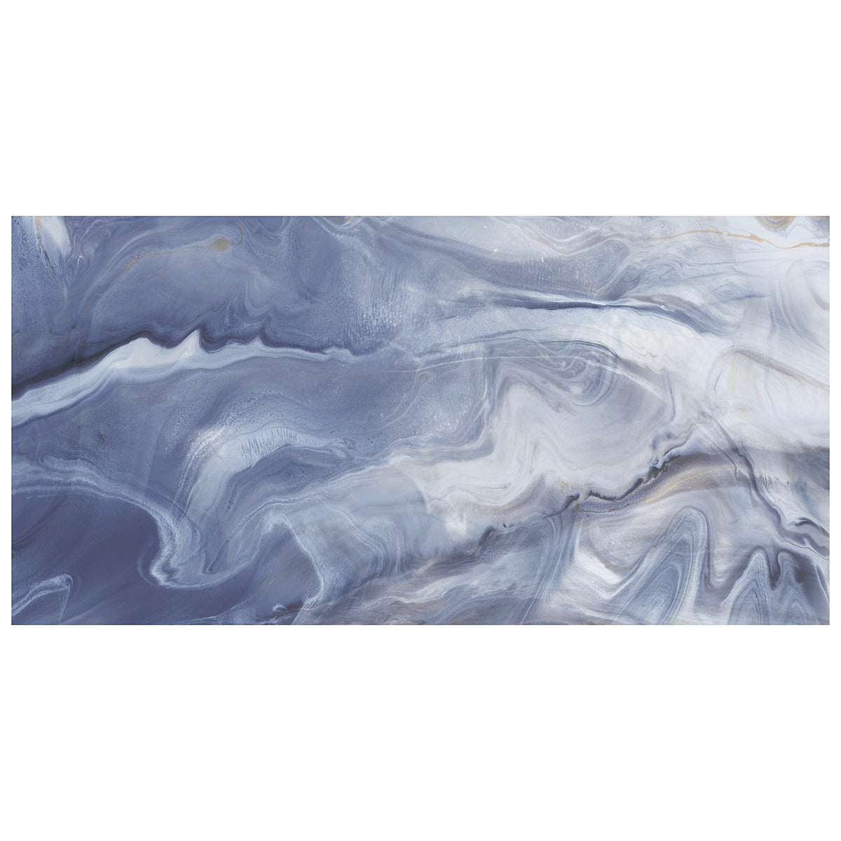 Waverly Blue 24x48 Polished Porcelain Tile - Lux Tile