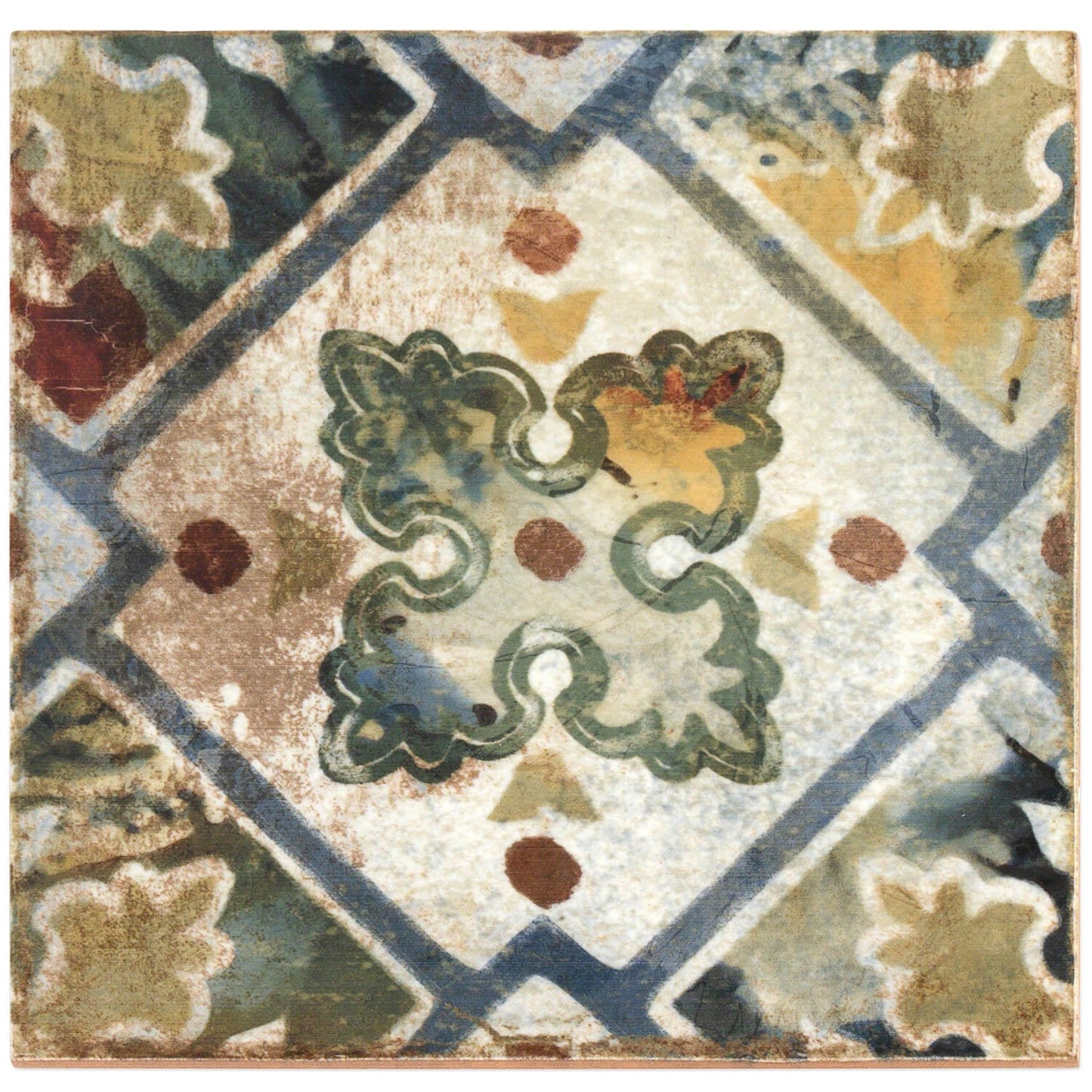 Angela Harris Dunmore Micheli Decor 8x8 Polished Ceramic Wall Tile