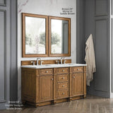 James Martin Vanities Bristol 29" x 40" Saddle Brown Bathroom Vanity Mirror