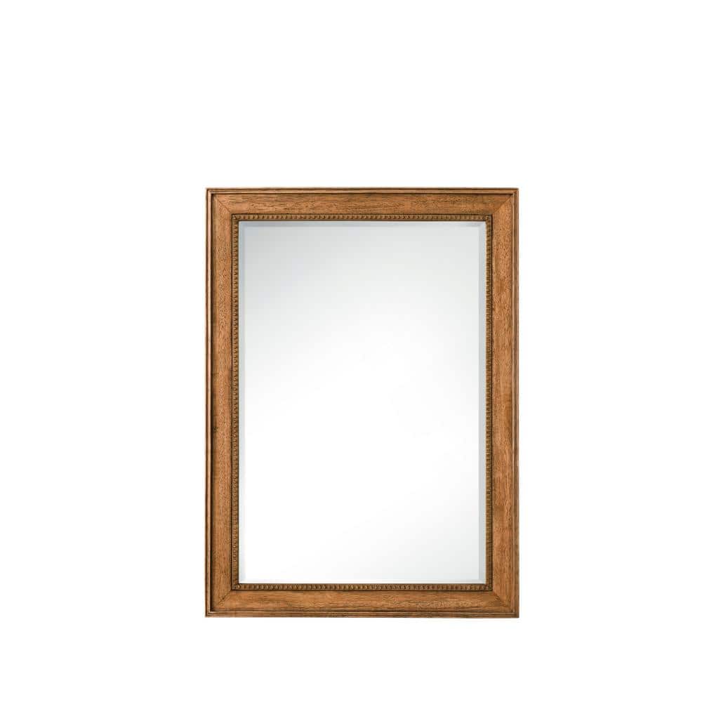 James Martin Vanities Bristol 29" x 40" Saddle Brown Bathroom Vanity Mirror