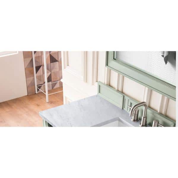 James Martin Vanities Sage Green Rectangular Bathroom Vanity Mirror, 44x40 Inches