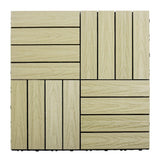 NewTechWood UltraShield Naturale 1 ft. x 1 ft. Quick Deck Outdoor Composite Deck Tile in Sahara Sand (10 sq. ft. Per Box)