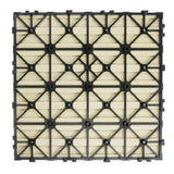 NewTechWood UltraShield Naturale 1 ft. x 1 ft. Quick Deck Outdoor Composite Deck Tile in Sahara Sand (10 sq. ft. Per Box)