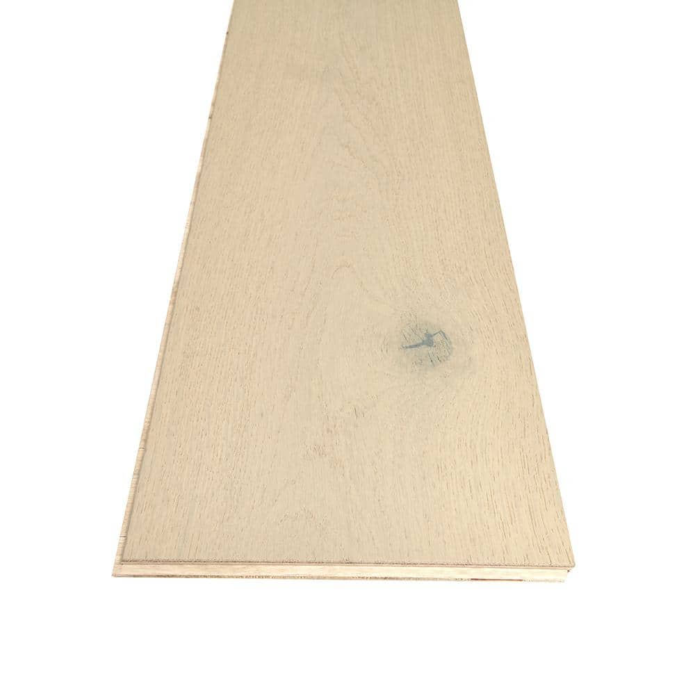 Mohawk Island Home Sailcloth Oak 0.5 in. T x 7.5 in. W Wirebrushed Engineered Hardwood Flooring (27.41 sq. ft./case)
