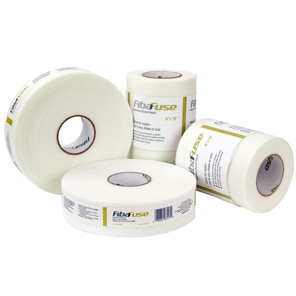 Saint-Gobain ADFORS FibaFuse 6 in. x 75 ft. Paperless Drywall and Plaster Repair Fabric