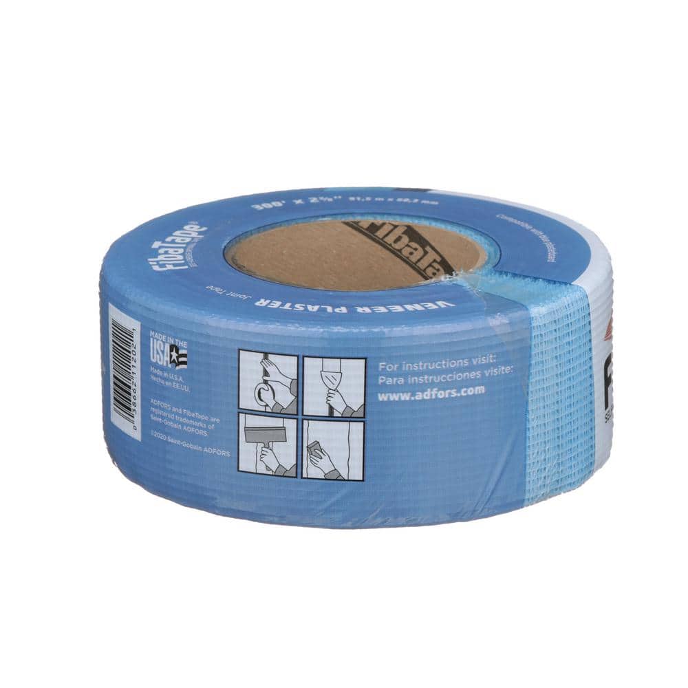 Saint-Gobain ADFORS FibaTape Veneer Plaster 2-3/8 in. x 300 ft. Self-Adhesive Mesh Drywall Joint Tape