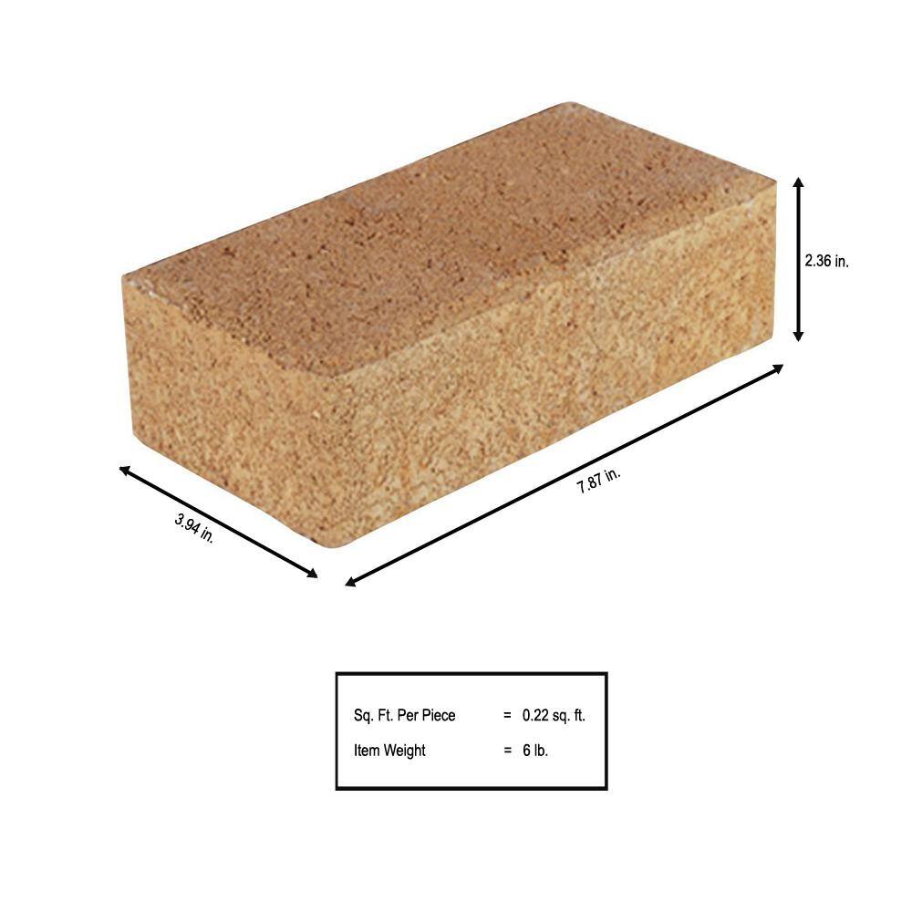 Pavestone Holland 7.75 in. x 4 in. x 2.25 in. San Diego Terracotta Concrete Paver (480-Pieces/103 sq. ft./Pallet)