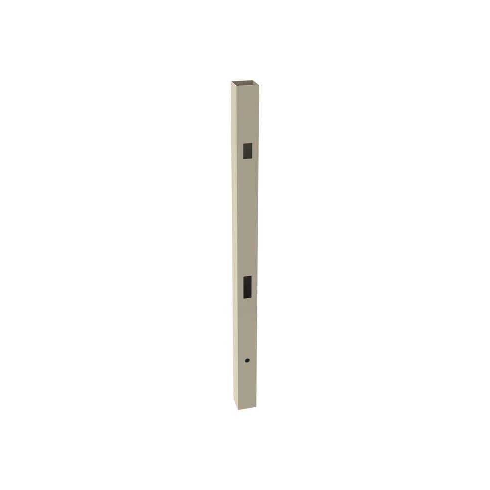 Barrette Outdoor Living 5 in. x 5 in. x 7 ft. Sand Vinyl Fence End/Gate Post (B)