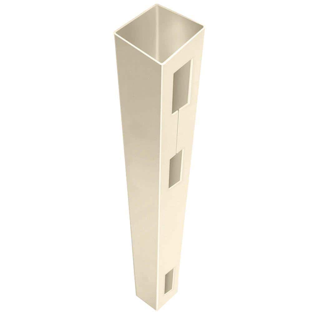 Barrette Outdoor Living 5 in. x 5 in. x 8-1/2 ft. Sand Vinyl Fence End Post