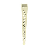Barrette Outdoor Living Louvered Vinyl Fence Post, 5x5x102 in, Sand Line