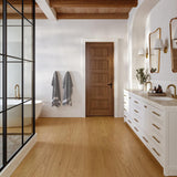 Bedrosians Laguna French Oak Sand 0.16 in. T x 9.5 in. W Click-Lock Wire Brushed Engineered Hardwood Flooring (28.41 sq. ft./ctn)