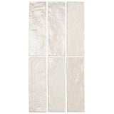 Ivy Hill Tile Amagansett Cream 2 in. x 8 in. 9 mm Satin Ceramic Wall Tile (5.38 sq. ft. / case)