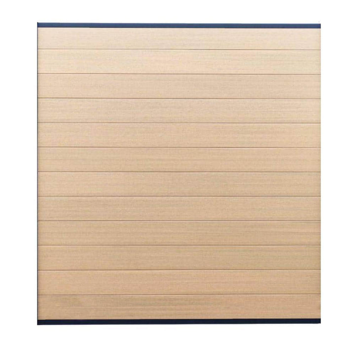 Frame It All 6 ft. x 6 ft. Sand 360 Cap Composite Horizontal Fence Panel