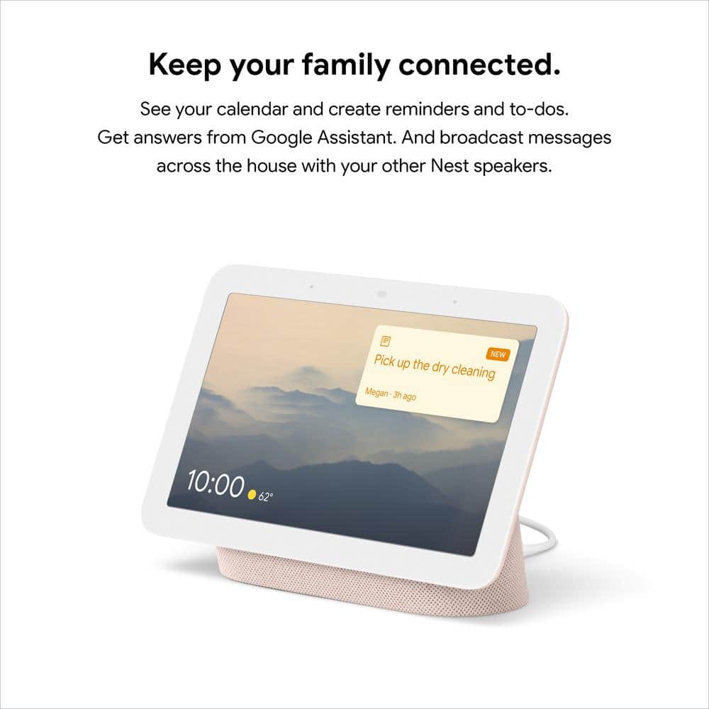 Google Nest Hub 2nd Gen - Smart Home Speaker and 7 in. Display with Google Assistant - Sand