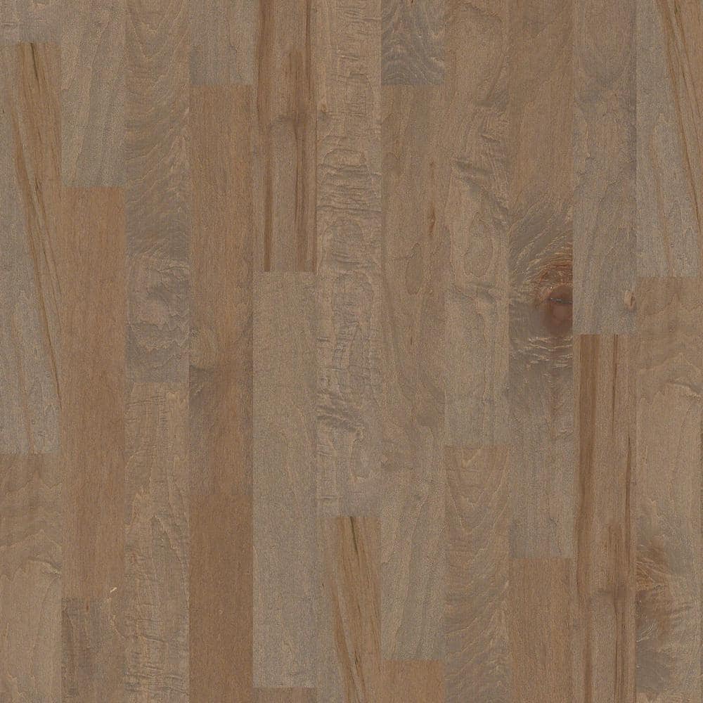 Shaw Opulent Sand Maple 3/8 In. T X 5 in. W Tongue and Groove Smooth Engineered Hardwood Flooring (23.66 sq.ft./case)