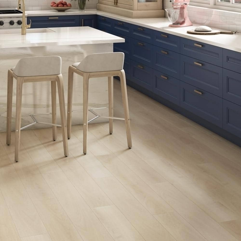 DuraDecor Liz Marie's Sand Tropez 20 MIL x 7 in. W x 48 in. L Click Lock Waterproof Luxury Vinyl Plank Flooring (23.2 sqft/case)