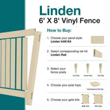 Veranda Linden 5 in. x 5 in. x 9 ft. Sand Vinyl Routed Fence Line Post