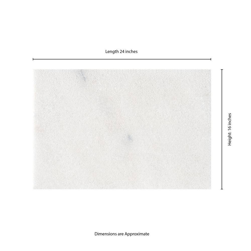 MSI Sierra White 3 cm. x 16 in. x 24 in. Sandblast Marble Paver Tile (159.6 sq. ft./Pallet)