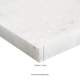 MSI Sierra White 3 cm. x 16 in. x 24 in. Sandblast Marble Paver Tile (159.6 sq. ft./Pallet)