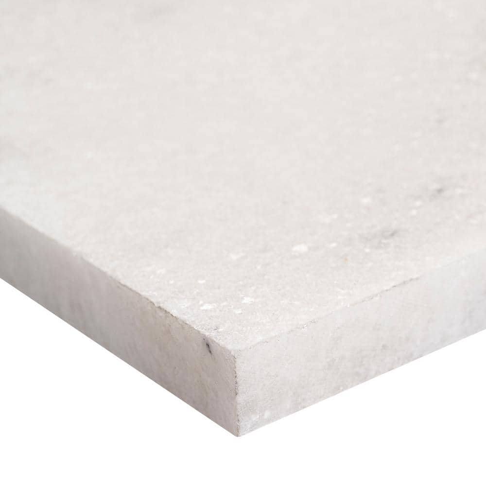 MSI Sierra White 3 cm. x 16 in. x 24 in. Sandblast Marble Paver Tile (2.66 sq. ft.)