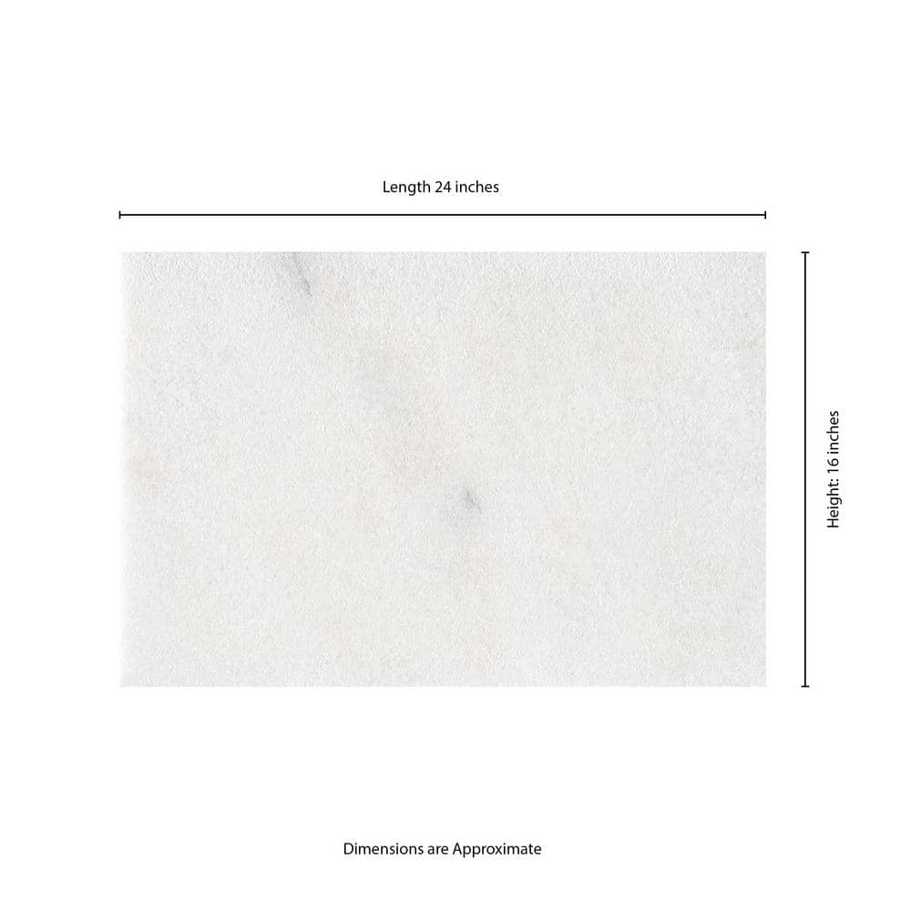 MSI Sierra White 3 cm. x 16 in. x 24 in. Sandblast Marble Paver Tile (2.66 sq. ft.)