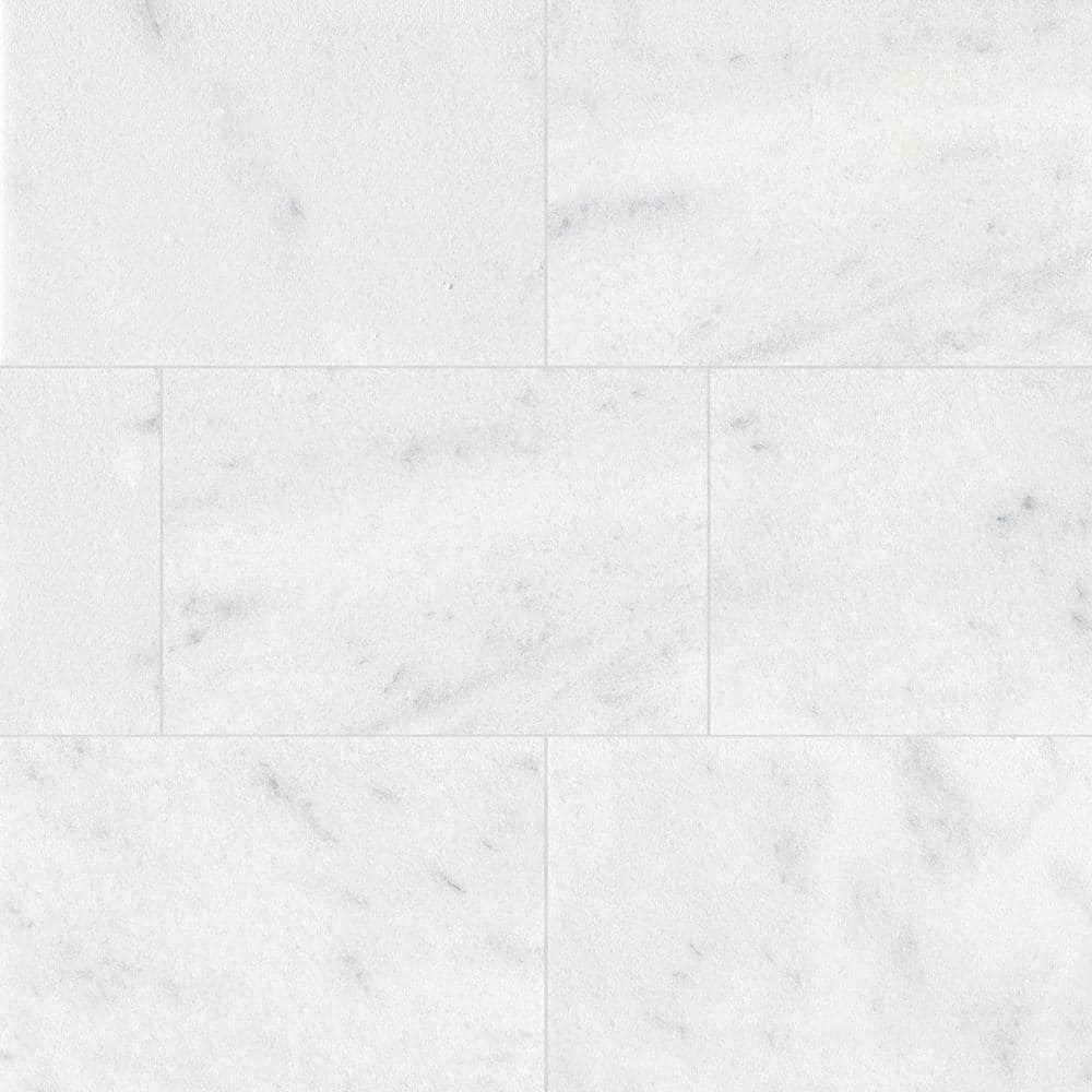 MSI Sierra White 3 cm. x 16 in. x 24 in. Sandblast Marble Paver Tile (2.66 sq. ft.)