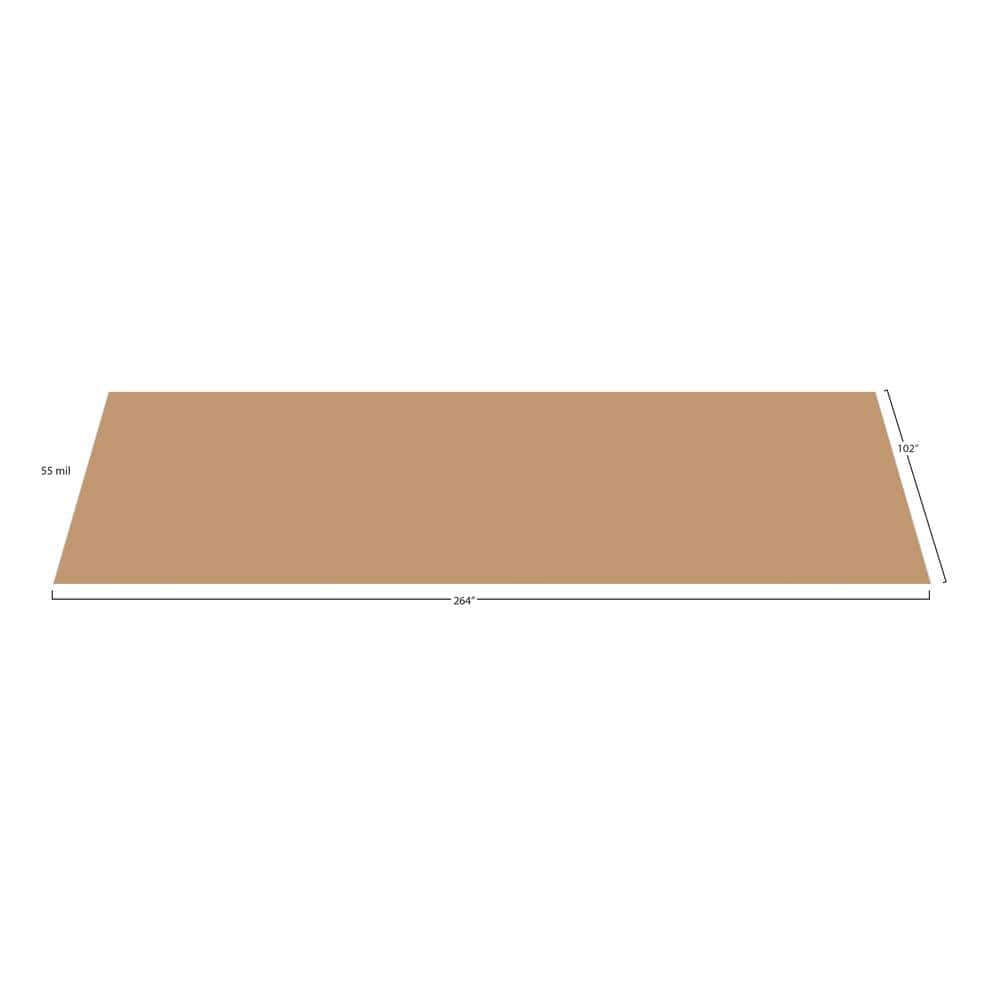 G-Floor Levant 8.5 ft. x 22 ft. Sandstone Vinyl Universal Flooring