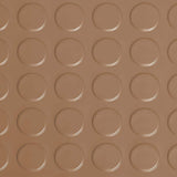 G-Floor Coin 5 ft. x 10 ft. Sandstone Commercial Grade Vinyl Garage Flooring Cover and Protector