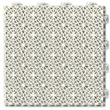 Bergo Unique 1.24 ft. x 1.24 ft. PVC Garage Floor Tile in Sandstorm (14 Tiles per Case)