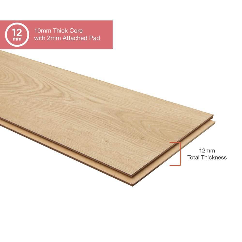 Pergo Outlast+ 7.4 in. W Sandy Cove Oak Laminate Wood Flooring (19.63 sq. ft./case)