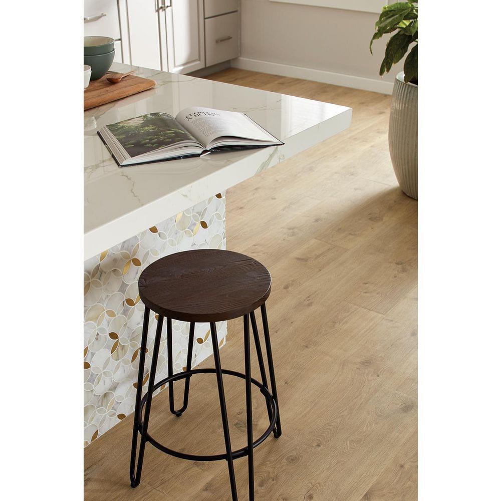 Pergo Outlast+ 7.4 in. W Sandy Cove Oak Laminate Wood Flooring (19.63 sq. ft./case)