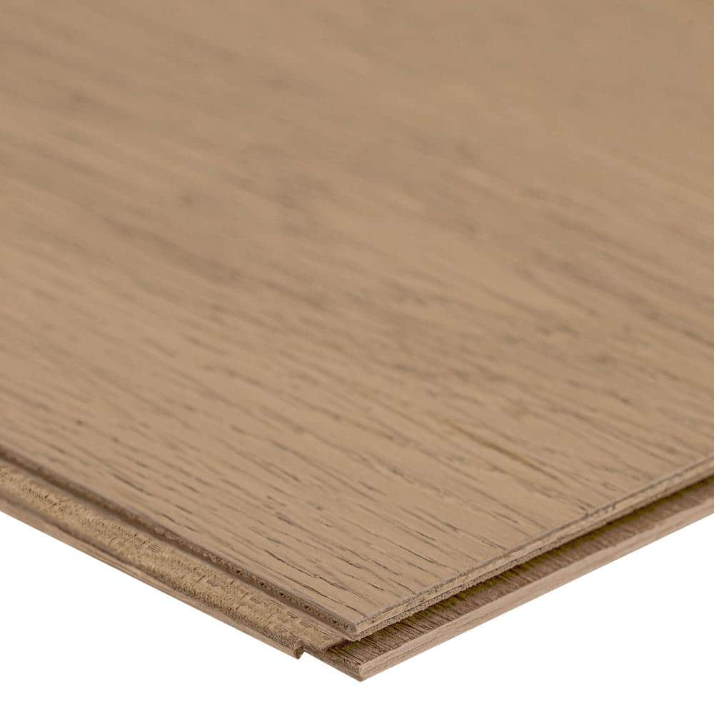 MSI Sandy Shores White Oak 3/8 in. T x 7in. W Tongue and Groove Engineered Hardwood Flooring (23.37 sq. ft./case)