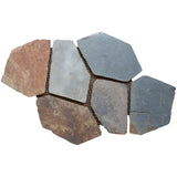 MSI Santa Barbara 18 in. x 24 in. Slate Mesh-Mounted Flagstone Paver Tile (48 Pieces/132 sq. ft./Pallet)