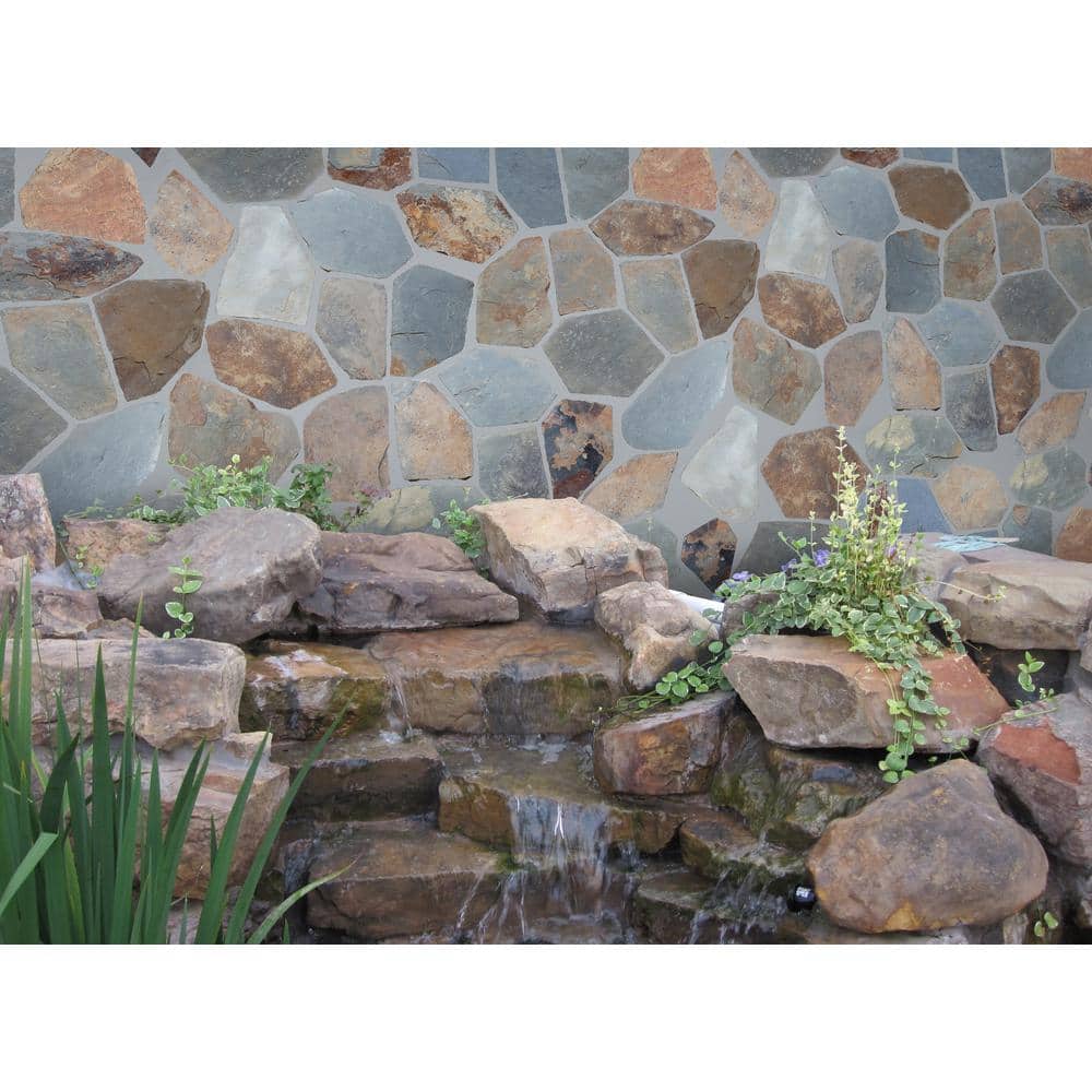 MSI Santa Barbara 18 in. x 24 in. Slate Mesh-Mounted Flagstone Paver Tile (48 Pieces/132 sq. ft./Pallet)