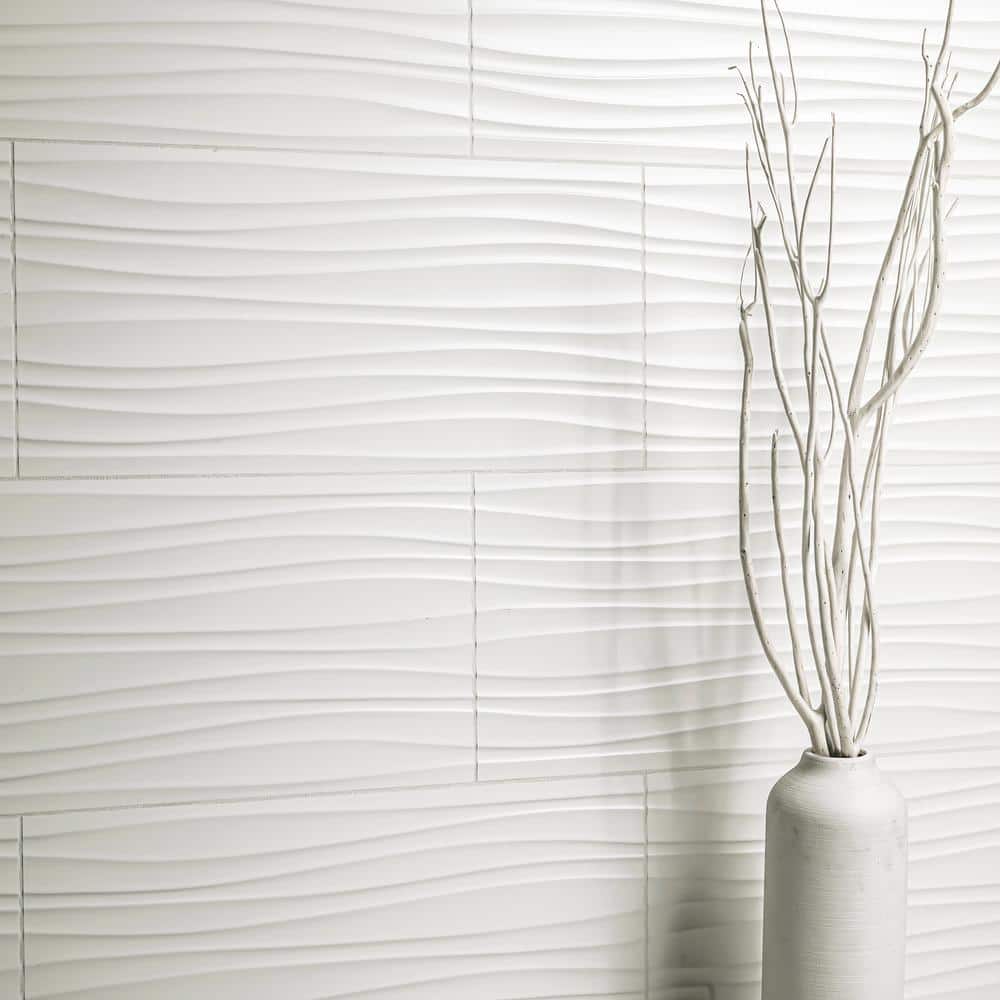 MSI Sapheda Riptide Satin 12 in. x 24 in. Matte Ceramic Stone Look Wall Tile (16 sq. ft./Case)
