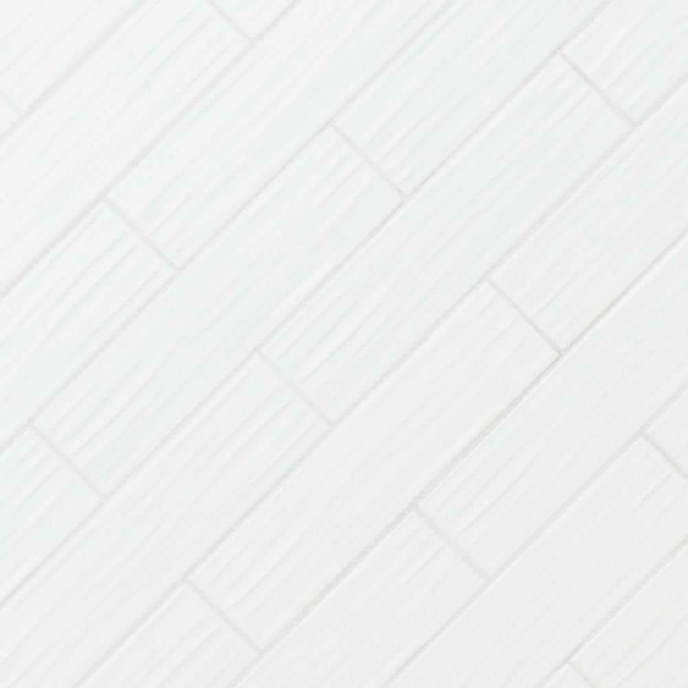 MSI Sapheda Riptide Satin 4 in. x 16 in. Matte Ceramic Stone Look Wall Tile (17.76 sq. ft./Case)
