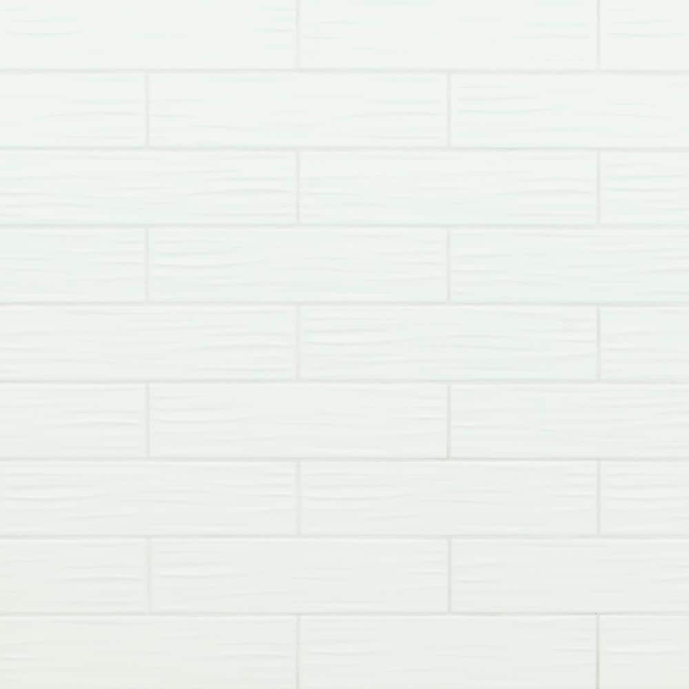 MSI Sapheda Riptide Satin 4 in. x 16 in. Matte Ceramic Stone Look Wall Tile (17.76 sq. ft./Case)