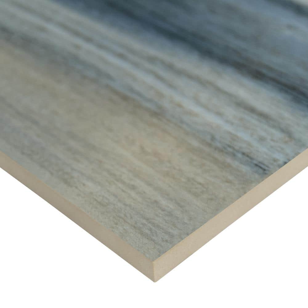 MSI Sardinia Azul 8 in. x 48 in. Polished Porcelain Wood Look Floor and Wall Tile (10.66 sq. ft./Case)
